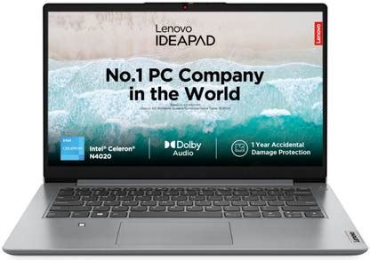 Lenovo Ideapad Slim 1 Intel Celeron Dual Core N4020 - (8 GB/256 GB SSD ...