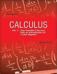 Buy Calculus: One-Variable Calculus with An Introduction to Linear ...