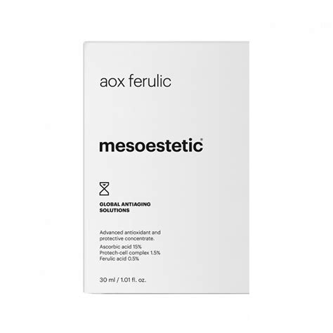 Mesoestetic Aox Ferulic Advanced Antioxidant 30ml - Cureka