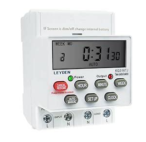 LEYDEN® KG316TJ, 30A, 220/230VAC, 50Hz Digital Timer Switch for ...