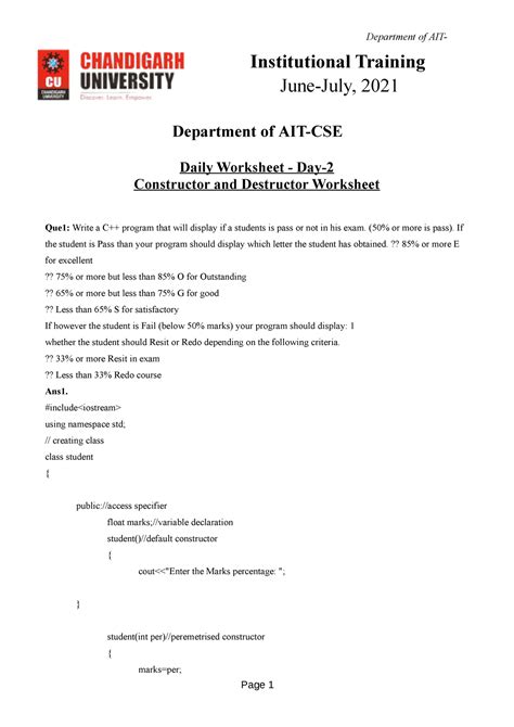 Day2-Worksheet - make assignment - Institutional Training June-July ...