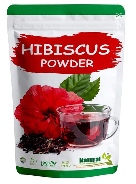 Natural Health & Herbal Products Hibiscus Powder Organic Edible Herbal ...