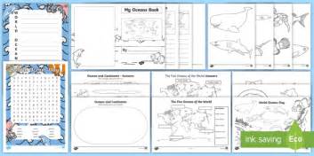 World Oceans Day First Level Activity Pack (teacher made)