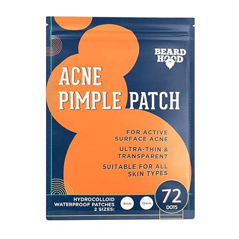 Beardhood Acne Pimple Patch | 72 Patches | Pimple Patches for Face ...