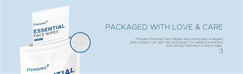 PERISAFE Essential Face Wipes Individually wrapped Sachet | 4-IN-1 | pH ...