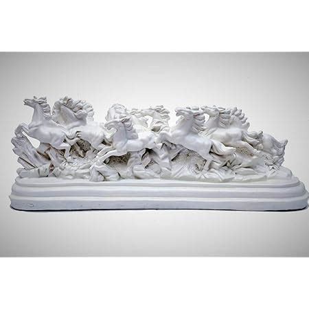 Buy Plus Value Microfiber Feng Shui Vastu Figurine Three Running Red ...