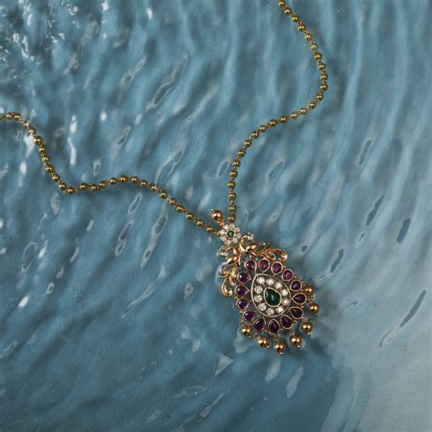 Discover Kul Gold-Plated Silver Pendant | Paksha - Paksha India