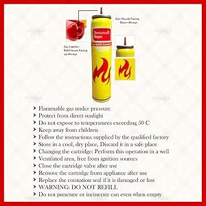 Instamall Aluminum Gas Lighter Refill Can,100 ML Pack of 1 : Amazon.in ...