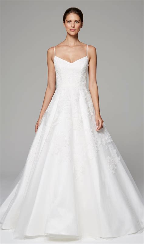 Wedding Dress V Neck Spaghetti Straps - bestweddingdresses