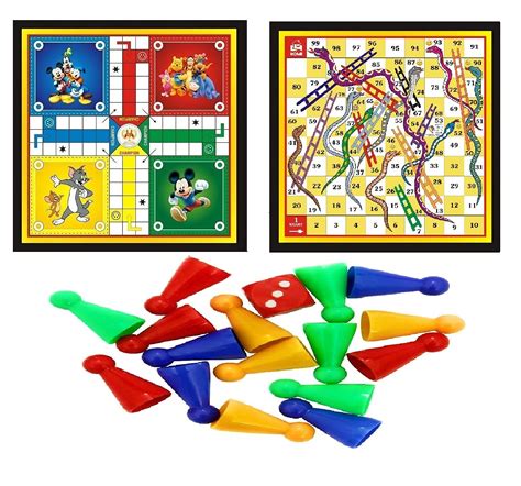 Buy Mayra Sports® : Wooden Board Games (Ludo and Snakes Ladders) Online ...