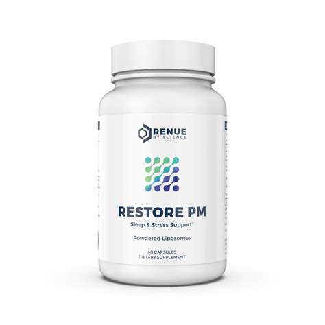 Buy Renue By Science Restore PM | Liposomal Melatonin GABA Supplements ...