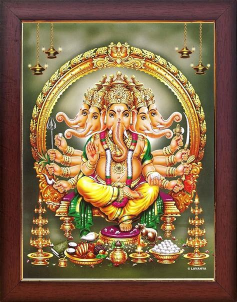 Garuda Photos- Panchmukhi Ganesha Ganesh Panchamukha Vinayagar ...