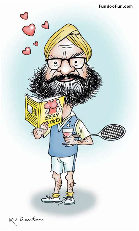 Indian cartoonist K V Gautam based in New Delhi, India