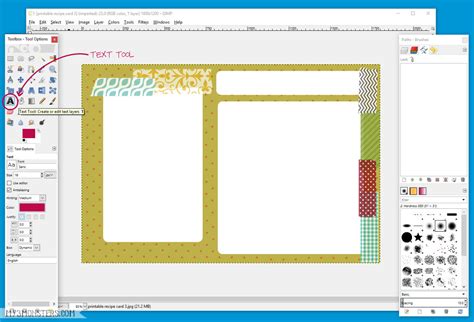 Using Text in GIMP 的图像结果