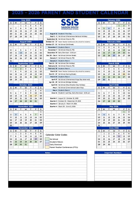 2025-2026 Sccpss Calendar - Printable Calendar