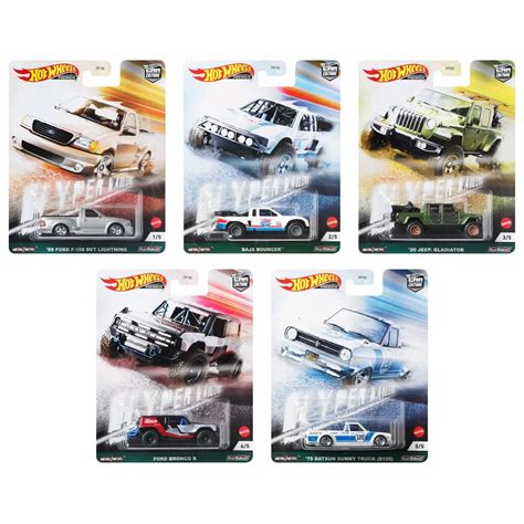 Buy Hot Wheel Culture Hyper Haulers Trucks Complete Collection of 5 Premium 1:64 Scale Vehicles ...
