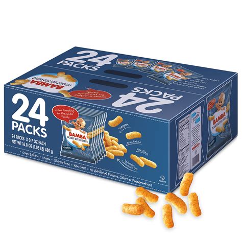 Gratify Bamba Peanut Butter Snacks For Families All Natural Peanut ...