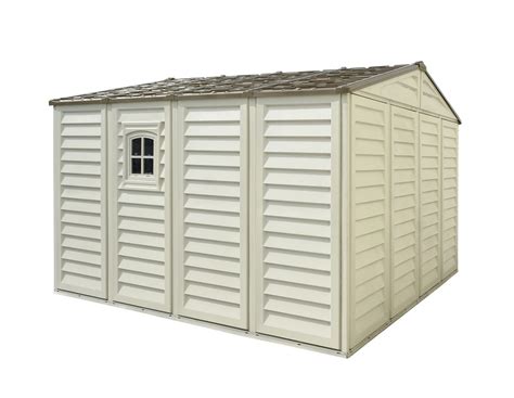 DuraMax 10X10 WoodBridge Plus Vinyl Shed with Foundation [40224] | Free ...