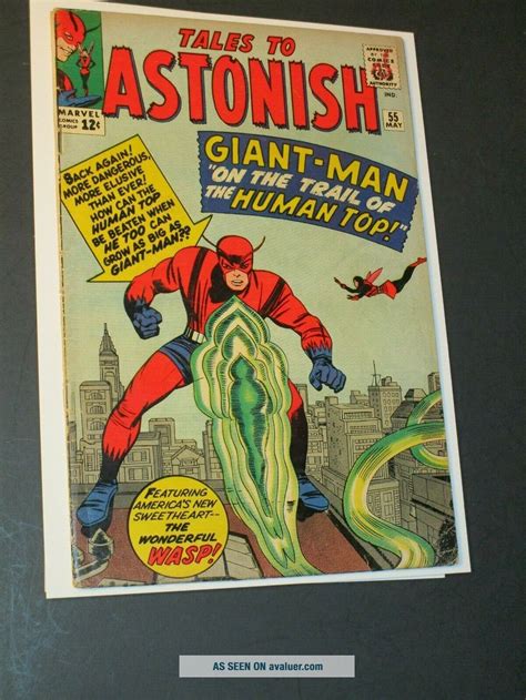 Tales To Astonish 55 Marvel Comics 1964 Giant - Man Wasp Silver Age ...