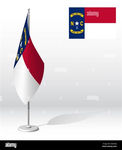 North Carolina Flag Vector