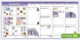 KS2 Maths Money Problems Task - Money Word Problems