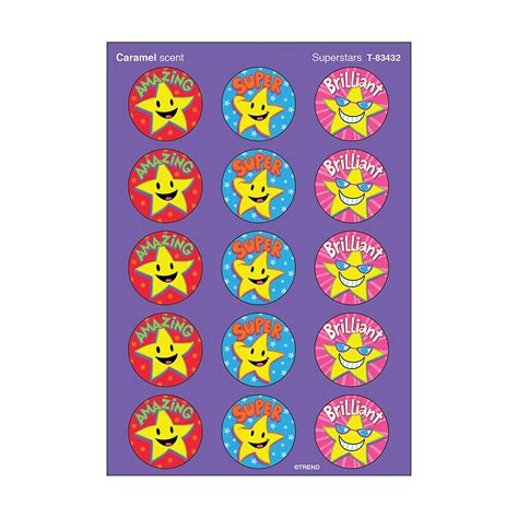 Buy Superstars (Caramel) Stinky Stickers Large Round Online at Low ...