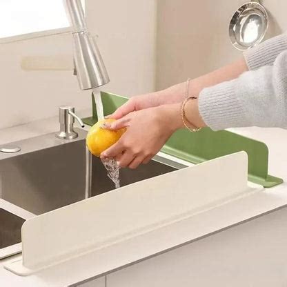 Silicone Kitchen Sink Splash Guard – Prevent Water Spills – UtilityMall