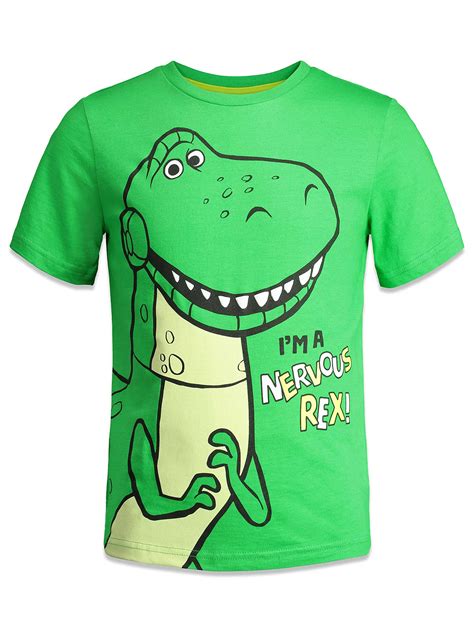 Toy Story Buzz Lightyear Woody Rex Slinky Dog 4 Pack Graphic T-Shirts ...