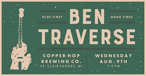 Ben Traverse at Copper Hop Brewing Co., Copper Hop Brewing Company ...