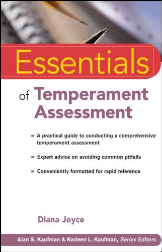 Essentials of Temperament Assessment (Essentials of Psychological ...