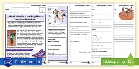 Graad 8 Afrikaans Huistaal Vraestelle - HT & EAT