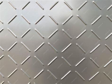 Premium Photo | Seamless metal floor plate with diamond pattern anti ...