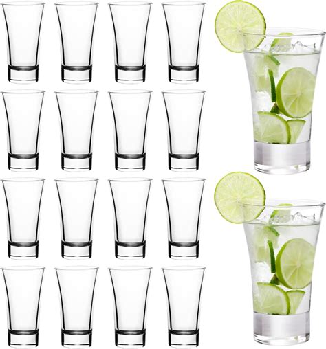 Amazon.com | Gmark 1.5-Ounce Heavy Base Shot Glass Set, Whiskey Shot ...