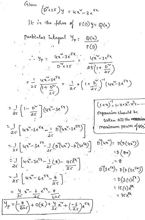 Image result for Variation of Parameters Form