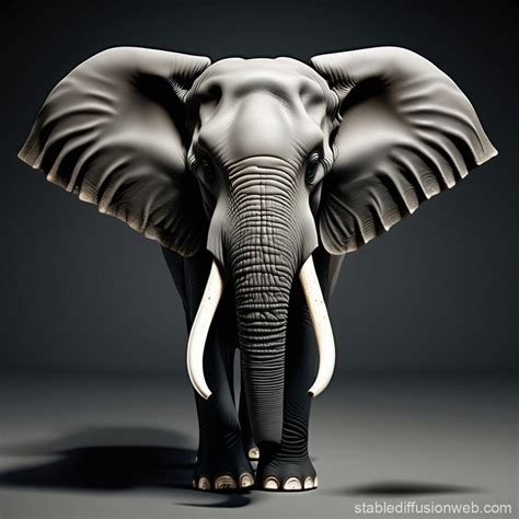 Half Elephant Half Bull Hybrid | Stable Diffusion Online