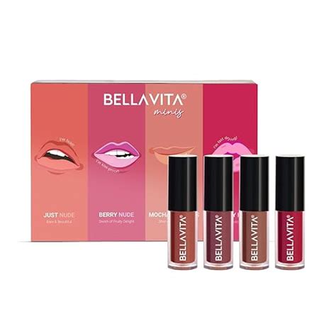 Buy Bella Vita Organic Mini Kiss Proof Liquid Lipstick Gift Set of ...