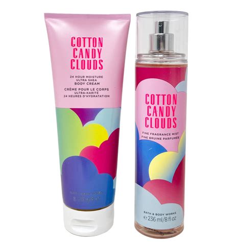 Bath and Body Works COTTON CANDY CLOUDS Gift Set - Fine Fragrance Mist ...