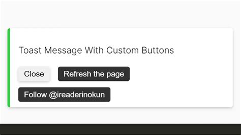 JavaScript CSS Toast 的图像结果