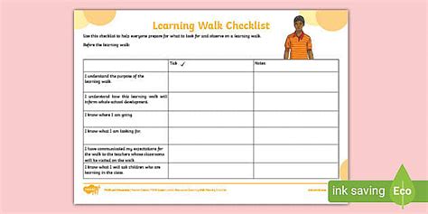 Image result for Learning Walk Checklist EYFS