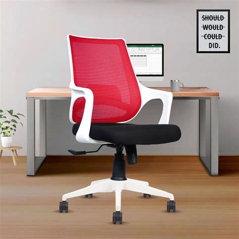 GODREJ INTERIO Greta Mid Back Mesh Chair (Suitable for Work from Home ...