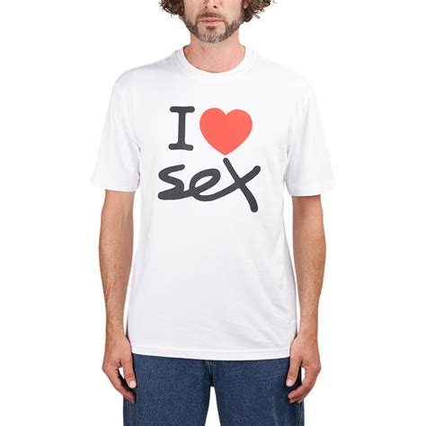 Sex Skateboards I Love Sex Tee (White) SEX01008 - Allike Store