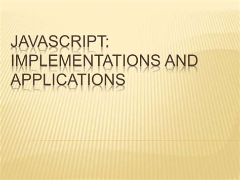 Image result for JavaScript Implementation