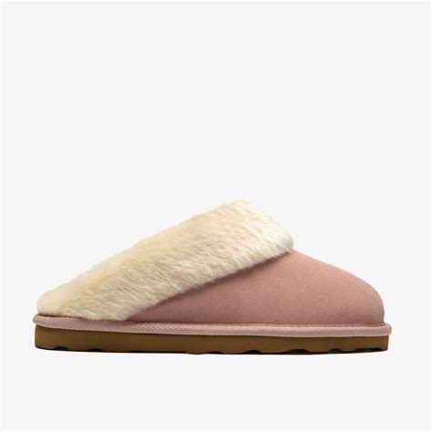 Womens Astra Star Light Pink Slippers | Clarks