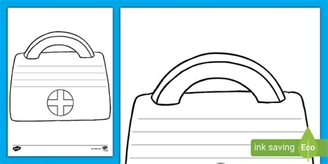 Doctor Writing Template (teacher made) - Twinkl