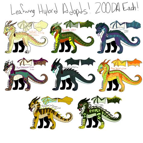 WOF Leafwing Adopts by LeechArt1 on DeviantArt