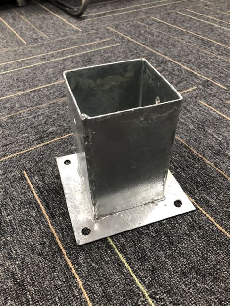 6X6 Base de Poste de Hormigón Cemento - China Después de Spike, Polo de ...