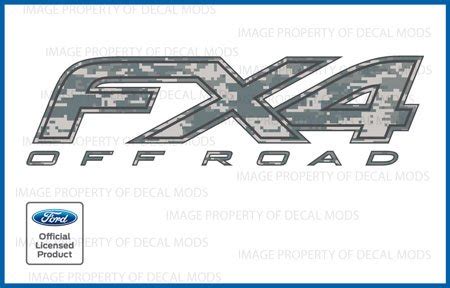 Decal Mods FX4 Off Road Decals ACU Digital Camo / India | Ubuy