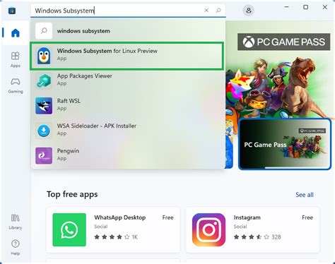 WSL Linux GUI 的图像结果