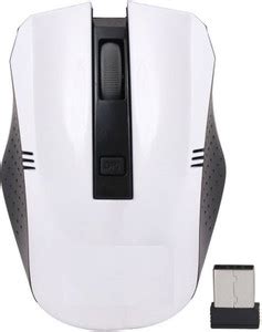 ADNet White Premium Comfort 2.0 Wireless Ambidextrous Optical Mouse ...