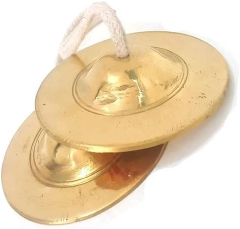 Sai Musical Musical Instrument Manjeera Hand Cymbals Manjira Set Brass ...
